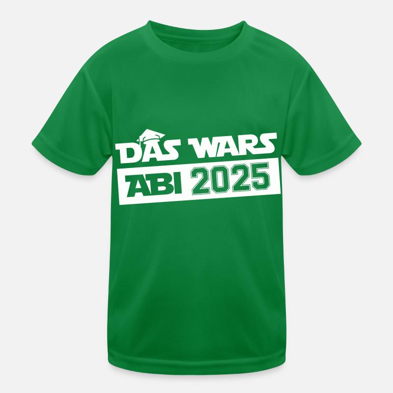 abi das wars 2025 Kinder Funktions-T-Shirt