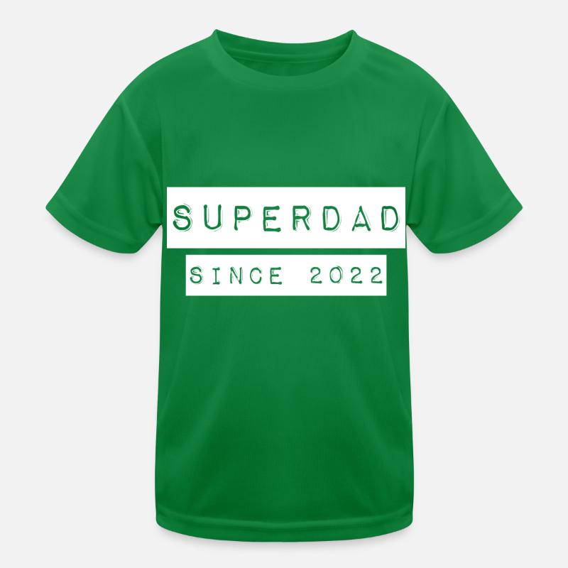 Superdad Père Papa since 2022 Sort T-shirt sport Enfant