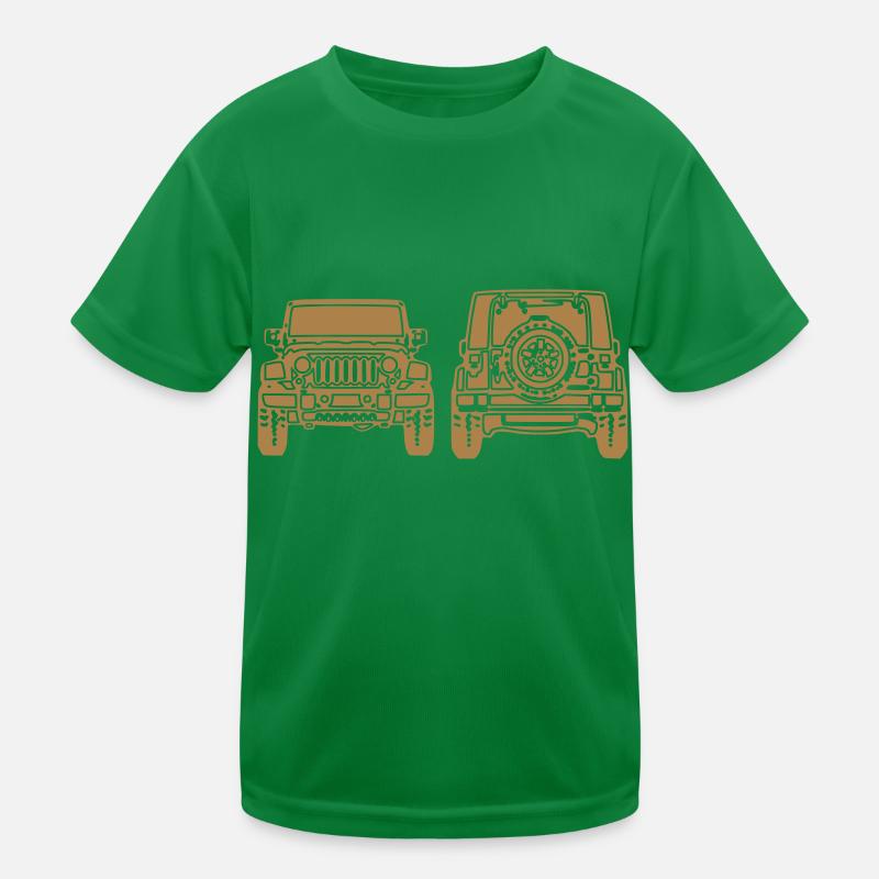 Jeeep Wrangler 5 Kinder Funktions-T-Shirt