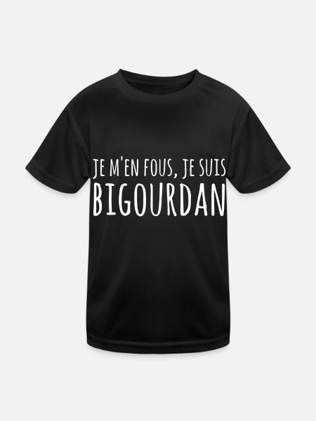 Bigourdan Bigorre - T-shirt sport Enfant - noir - Devant