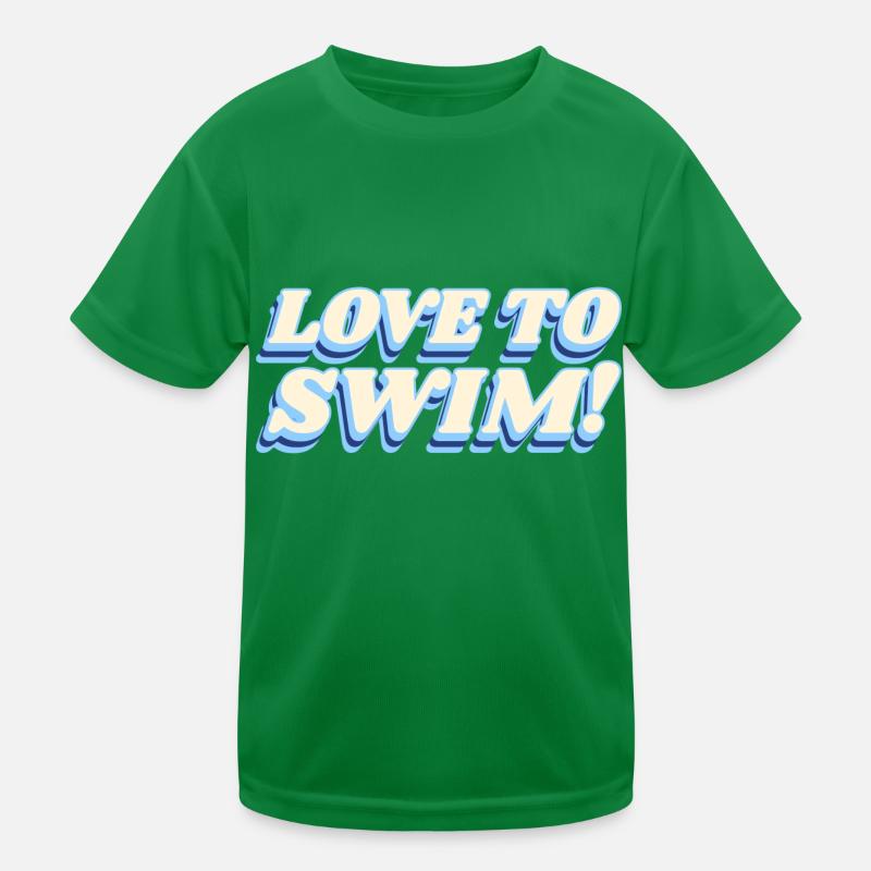 Aimer nager T-shirt sport Enfant