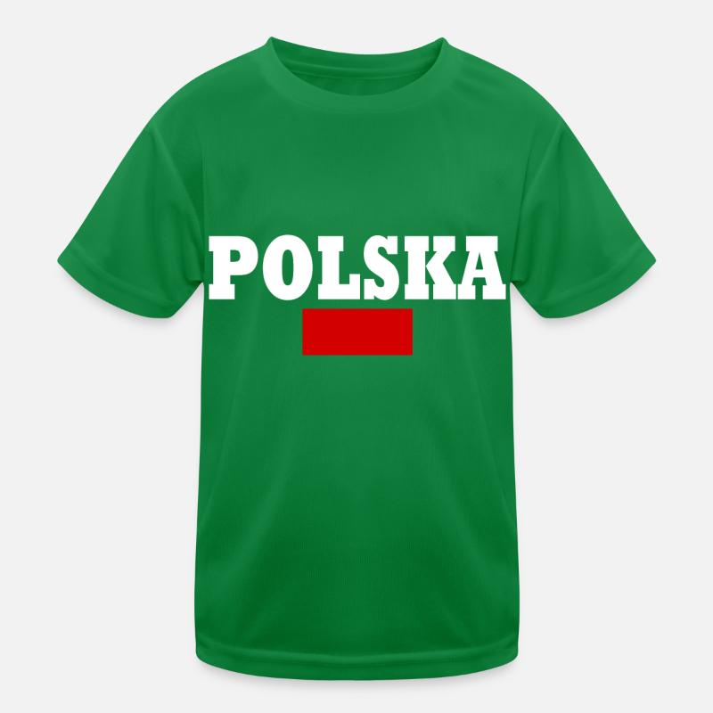 Polen Kinder Funktions-T-Shirt