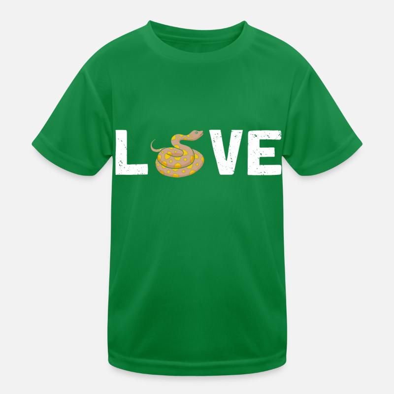 King python design for snake lovers Kids Functional T-Shirt