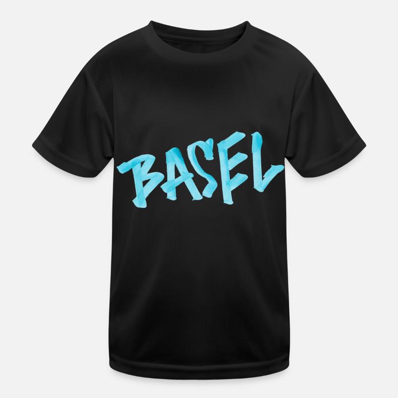 Basel lettering Kids Functional T-Shirt