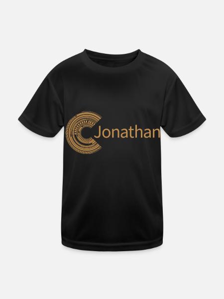 Pour Jonathan - T-shirt sport Enfant - noir