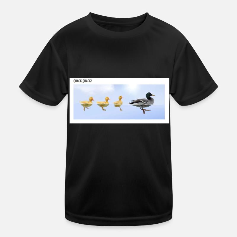 Duck Quack Quack Kids Functional T-Shirt