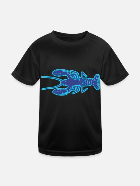 Hummer - Kinder Funktions-T-Shirt - Schwarz - Vorne