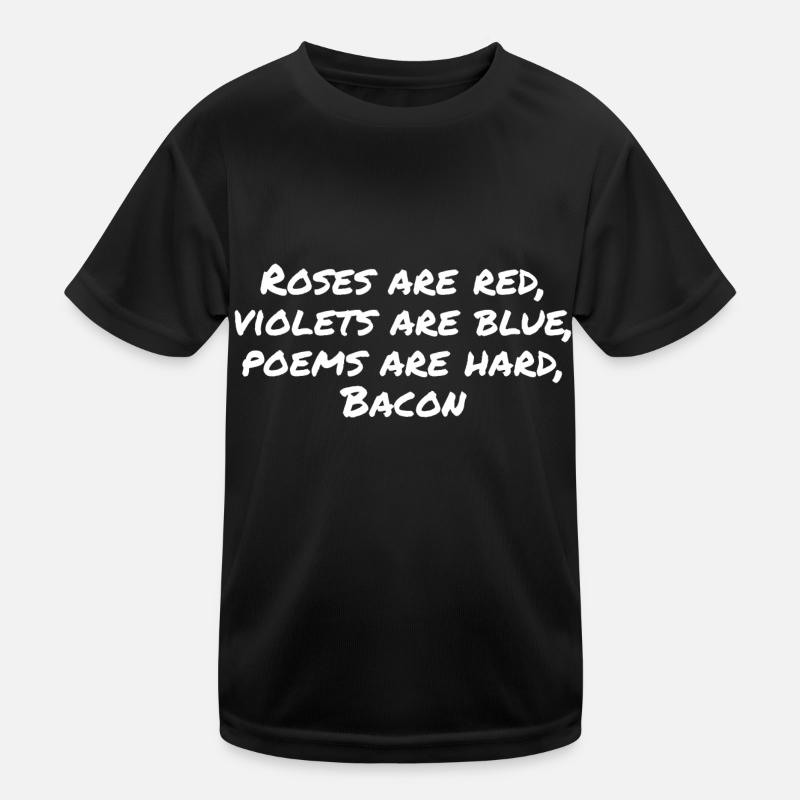 Funny valentines poem Kids Functional T-Shirt