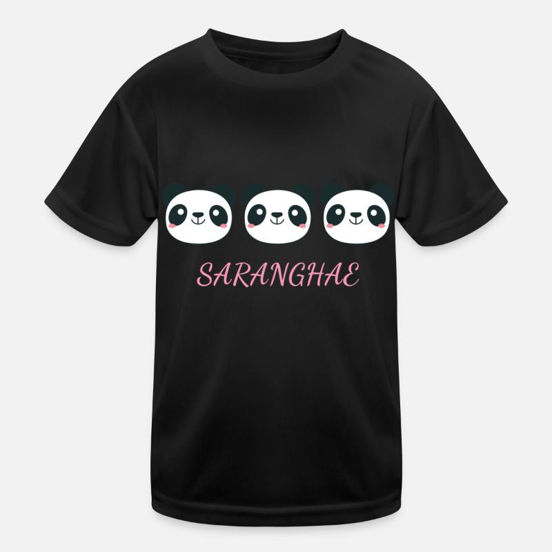 Love Korean Language Kids Functional T-Shirt