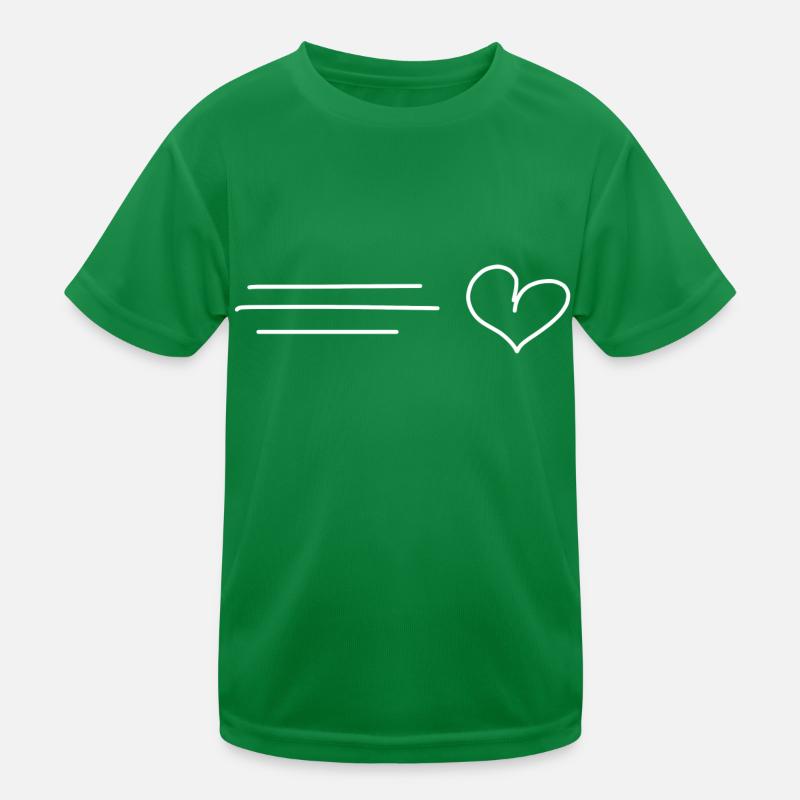 heart lines Kids Functional T-Shirt