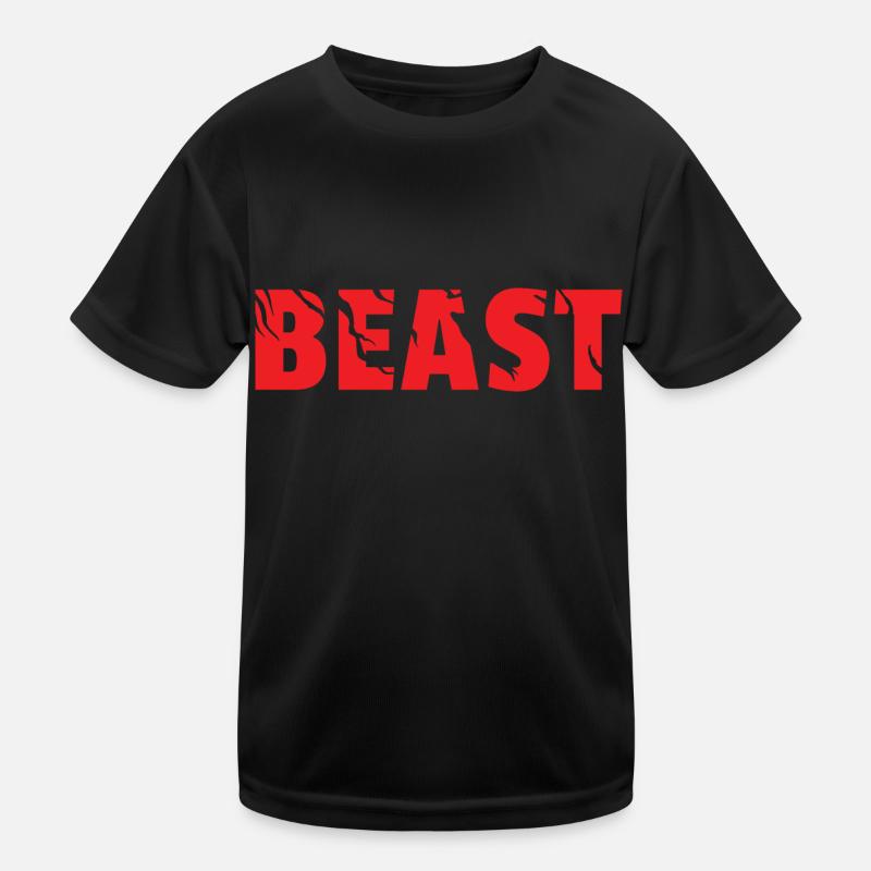 Release the beast inside! - Kids Functional T-Shirt - black