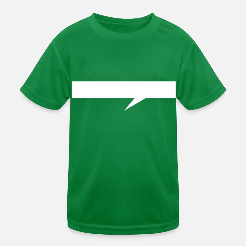 Sprechblase Kinder Funktions-T-Shirt