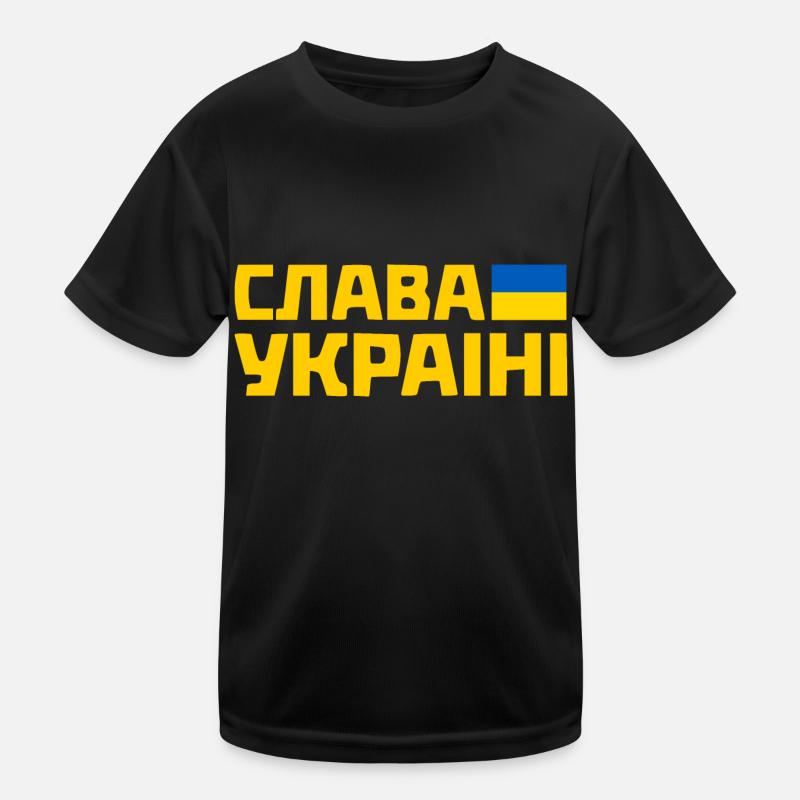 Slava ukraini T-shirt sport Enfant