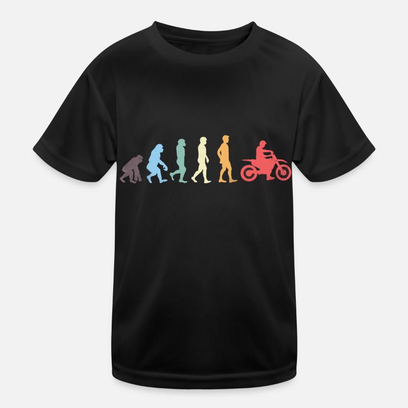 EVOLUTION MOTORCYCLE T-SHIRT Kids Functional T-Shirt