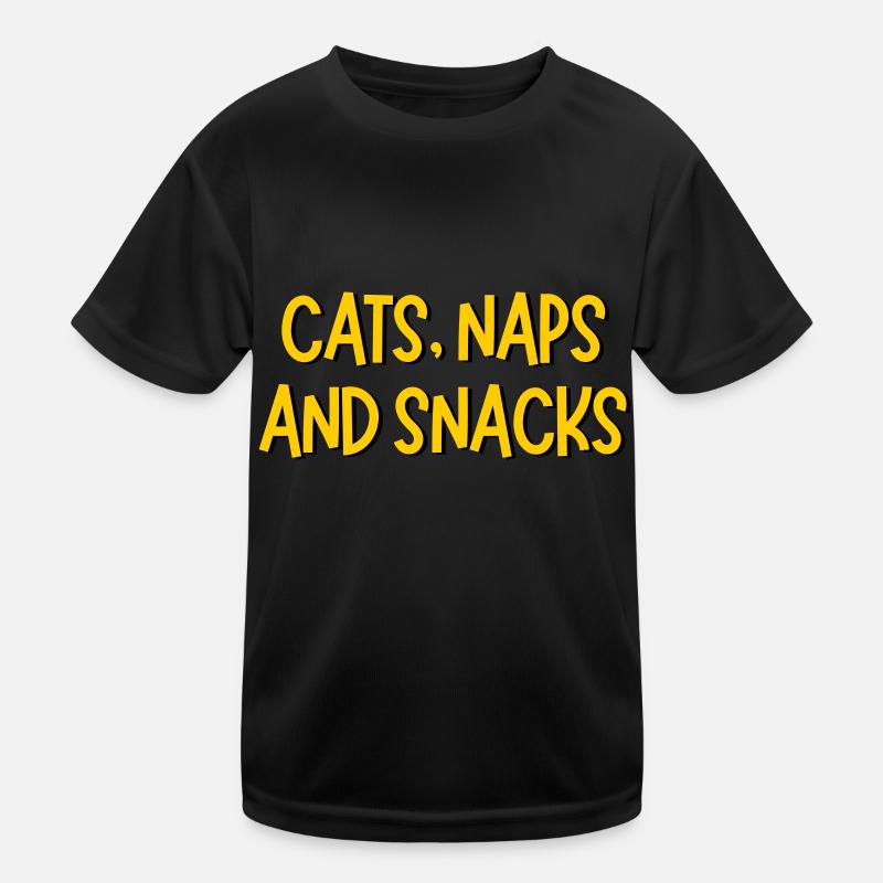 KATZEN NICKERCHEN UND SNACKS Kinder Funktions-T-Shirt