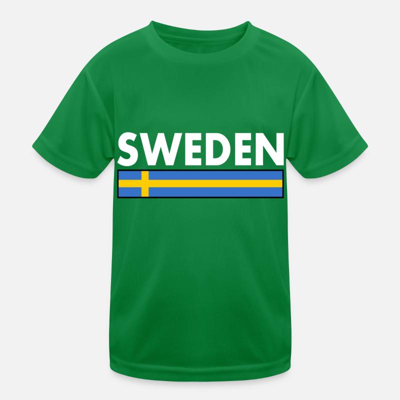 Sweden Kids Functional T-Shirt