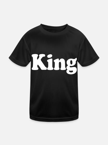 King - Kids Functional T-Shirt - black - Front