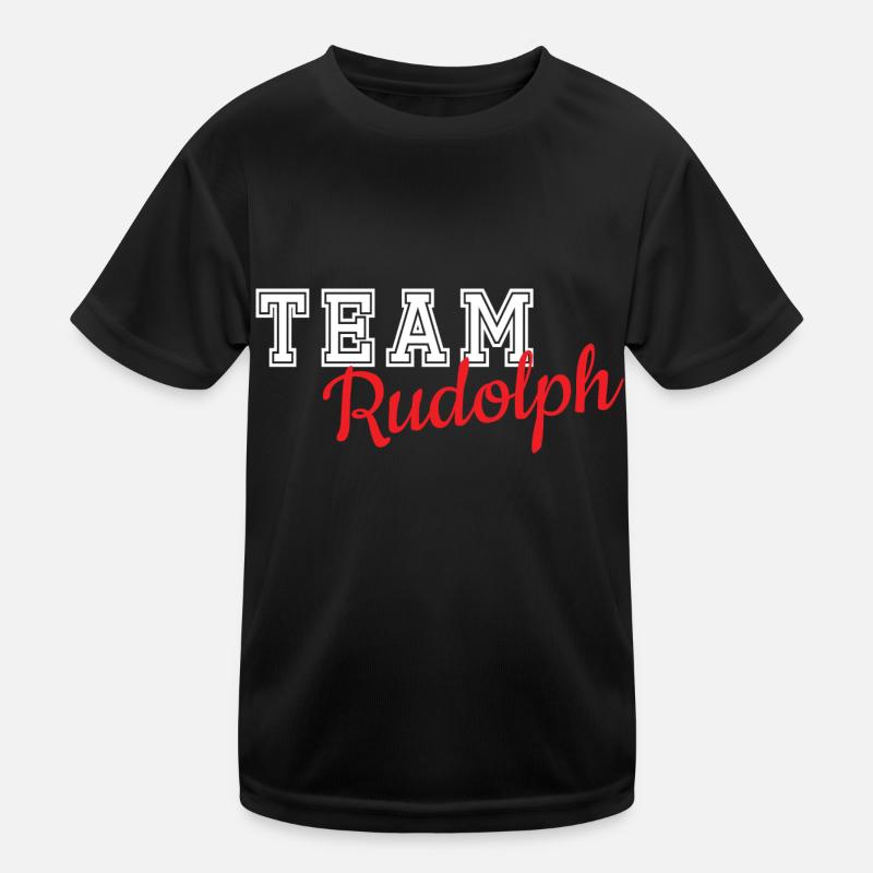 Team Rudolph Kids Functional T-Shirt
