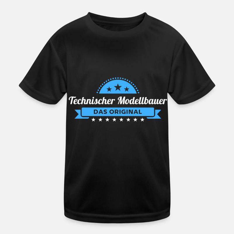 Technischer Modellbauer Design für Handwerker Kinder Funktions-T-Shirt