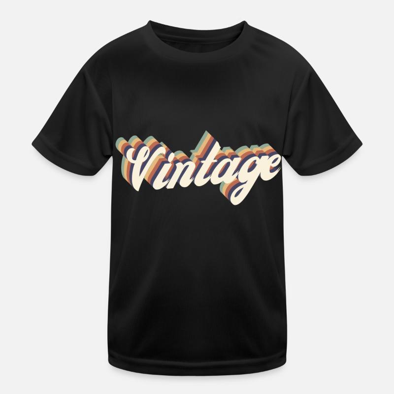 Vintage Kids Functional T-Shirt