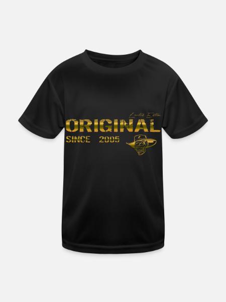 Original since 2005 - Kids Functional T-Shirt - black