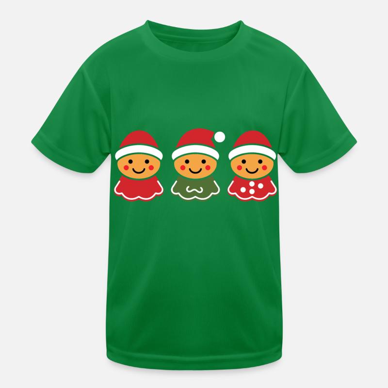 Lebkuchenmann Kinder Funktions-T-Shirt