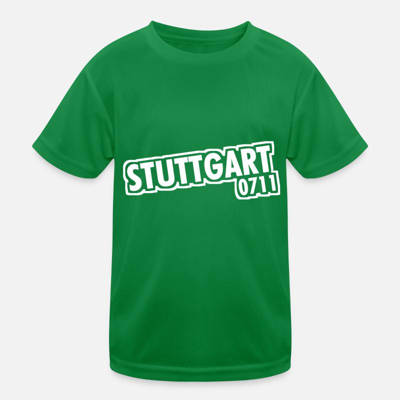 Stuttgart - 0711 - Area Code - Baden-Württemberg Kids Functional T-Shirt
