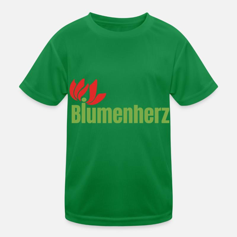 Final Logo Blumen Kinder Funktions-T-Shirt