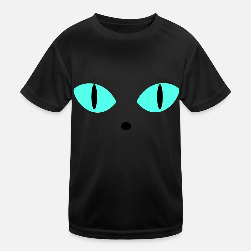 Blaue Augen Kinder Funktions-T-Shirt