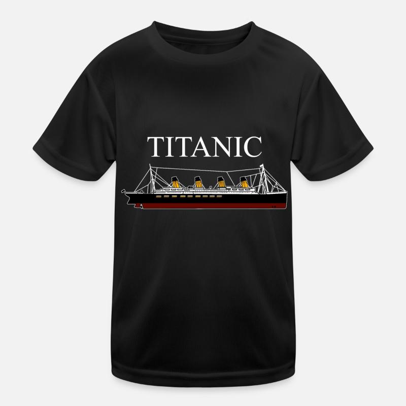 Titanic - Kids Functional T-Shirt - black