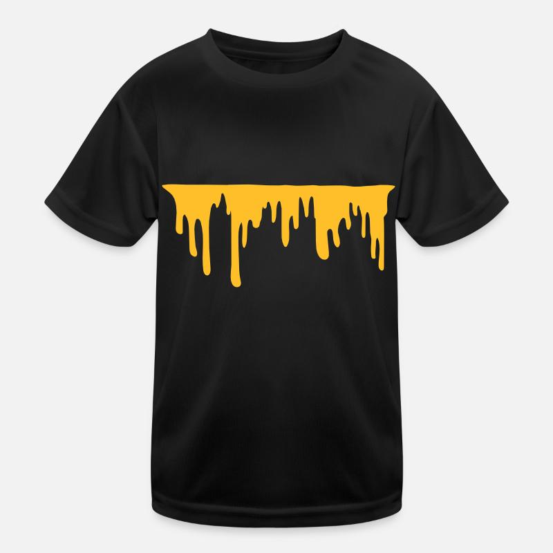 Dripping cheese strip Kids Functional T-Shirt