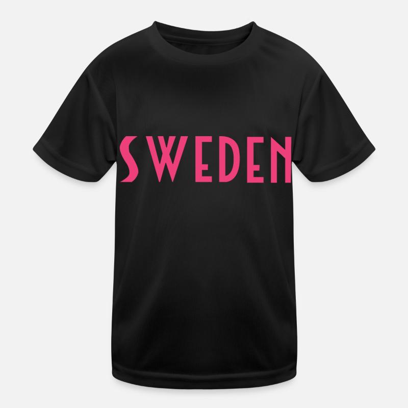 Schweden Kinder Funktions-T-Shirt