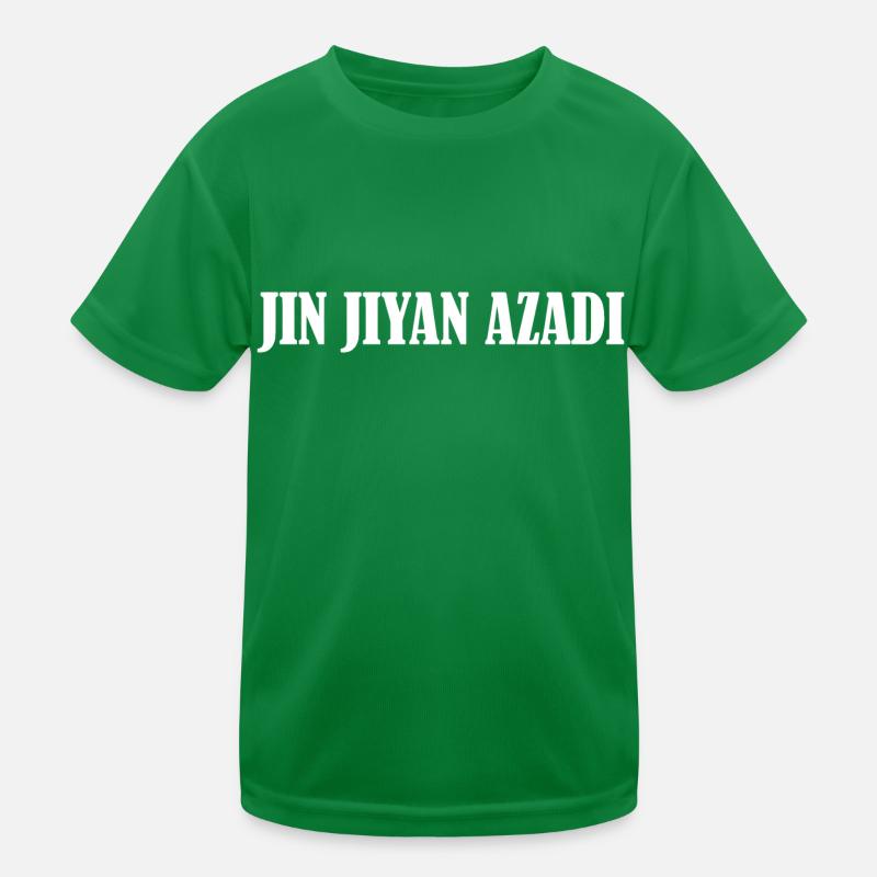 jin jiyan azadi Kids Functional T-Shirt