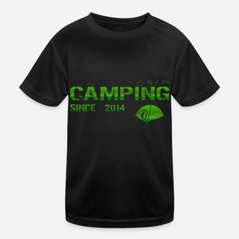 Camping 2014 Cadeau Functioneel T-shirt voor kinderen