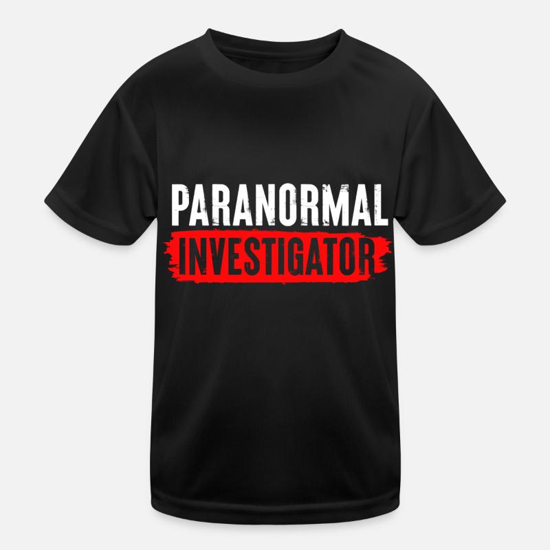 Enquêteur paranormal - Ghost Hunter Funny Ghost T-shirt sport Enfant