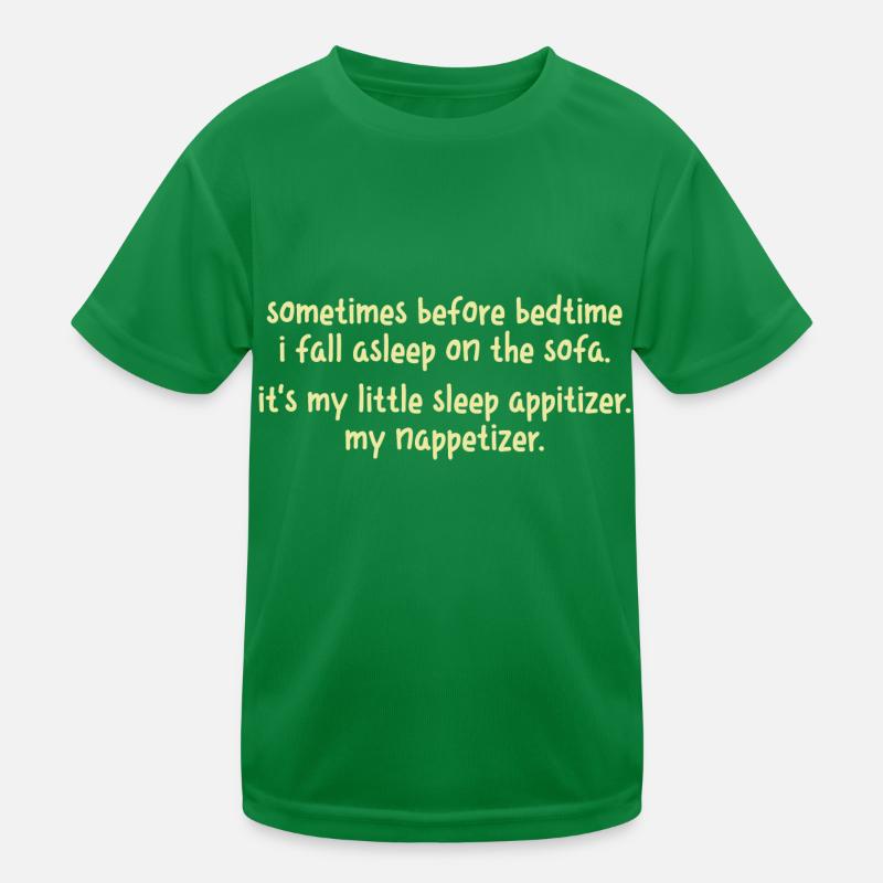 Nickerchen Napetizer Schlafenszeit Schlafsofa Nap Kinder Funktions-T-Shirt