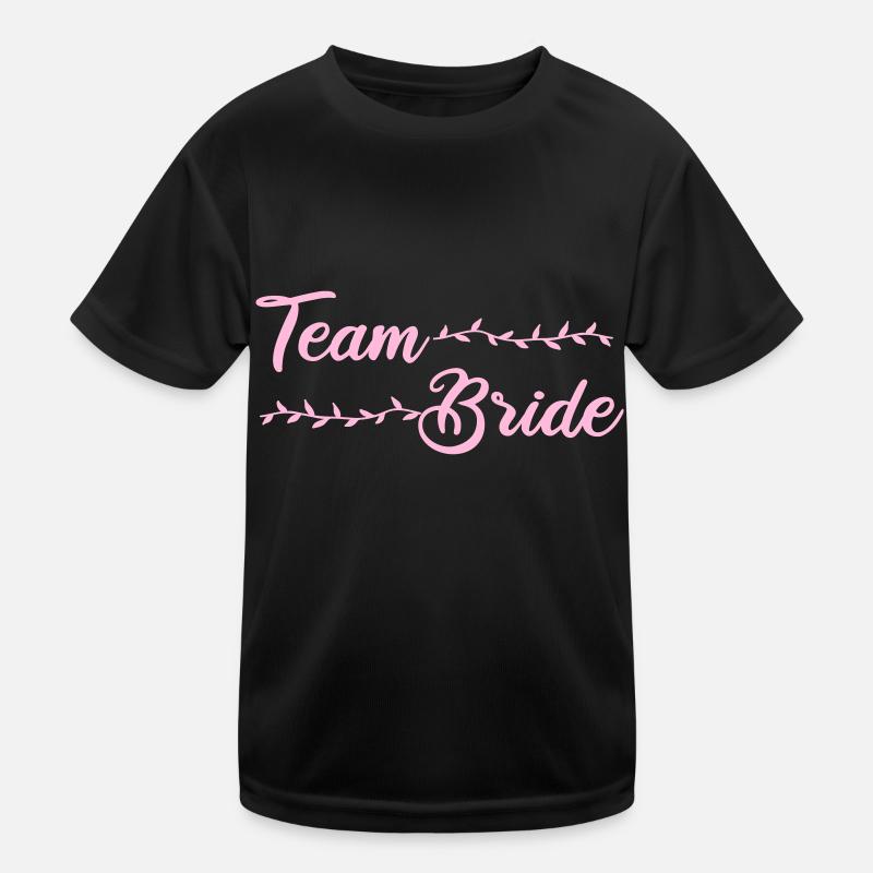 team bride Kinder Funktions-T-Shirt
