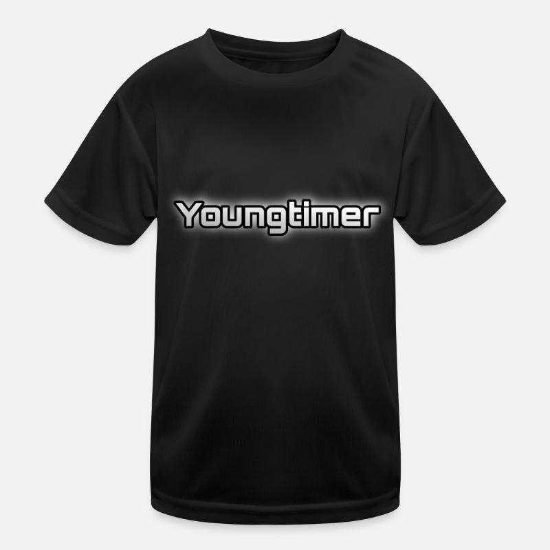 Youngtimer - Ton année de construction - T-shirt sport Enfant - noir