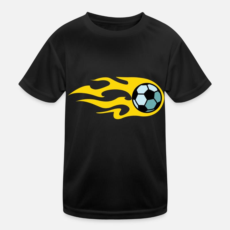 soccer fire Kids Functional T-Shirt