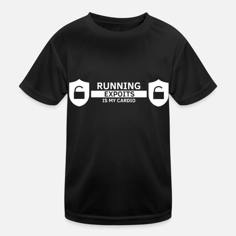 Cyber Security Design for IT Security and Hackers Kids Functional T-Shirt
