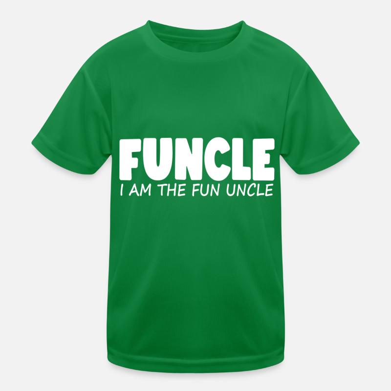 funcle fun oncle T-shirt sport Enfant
