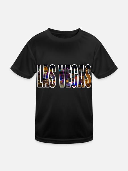Las Vegas - T-shirt sport Enfant - noir - Devant