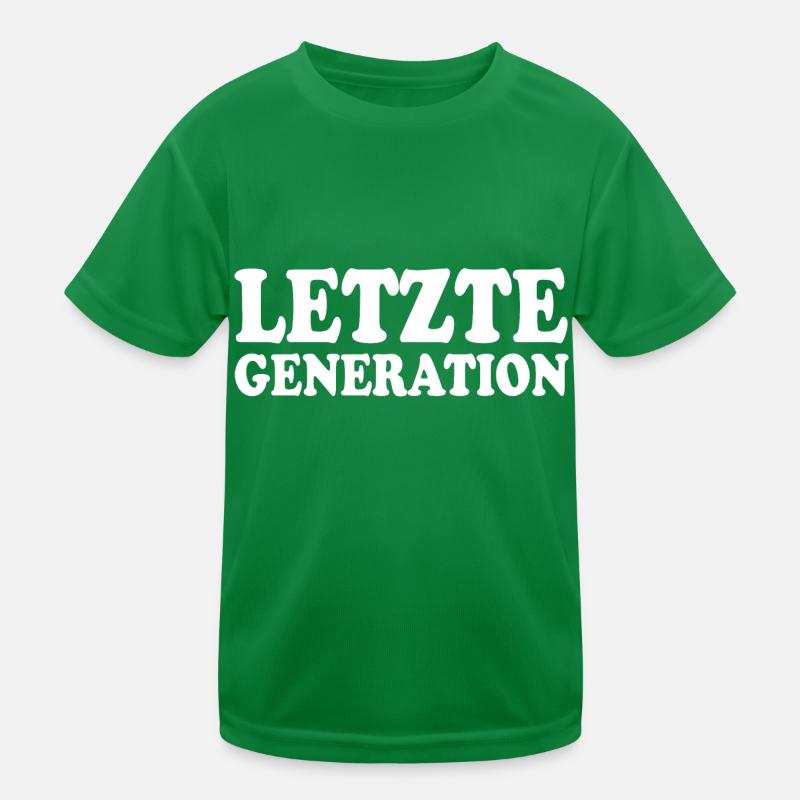 Letzte generation Kinder Funktions-T-Shirt
