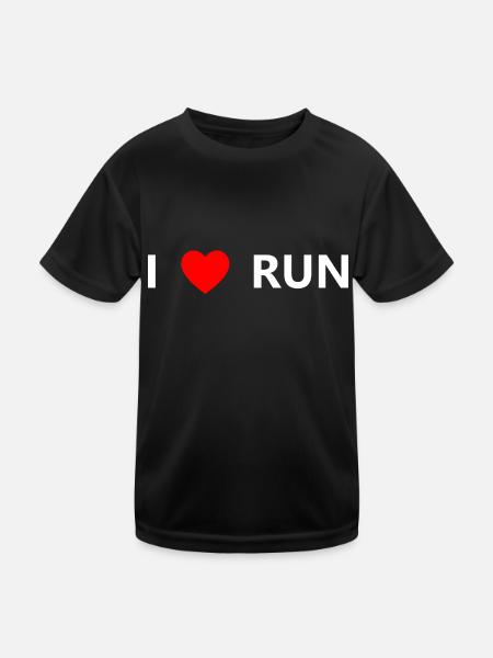 Triathlon Natation Bike Run Marathon - T-shirt sport Enfant - noir - Devant