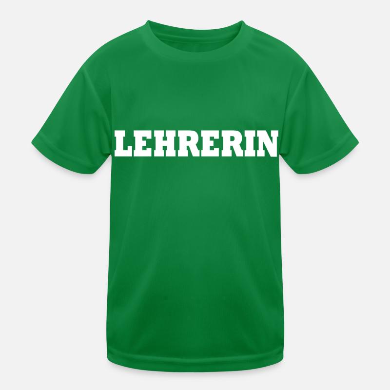 Lehrerin Kinder Funktions-T-Shirt