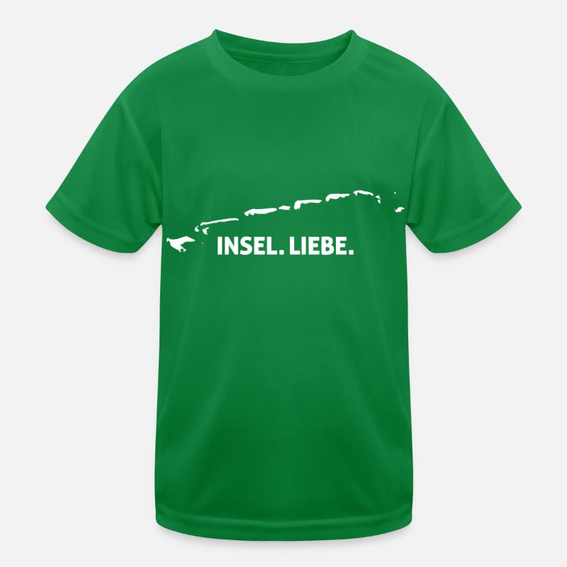 Insel. Liebe. Kinder Funktions-T-Shirt