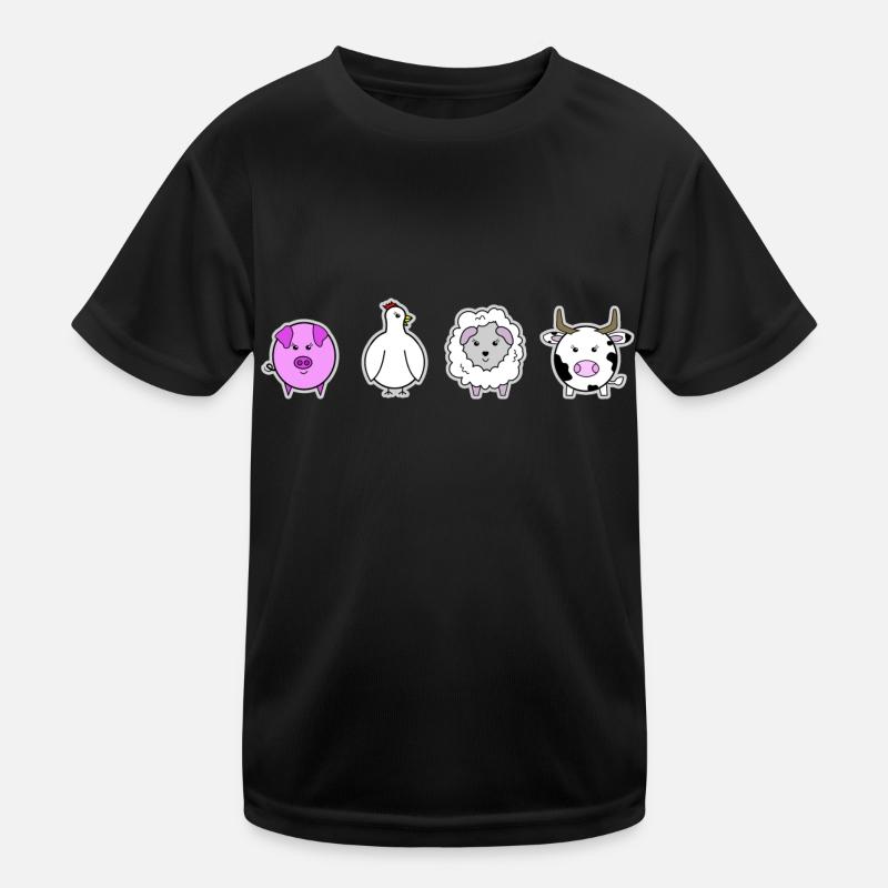 Farm animals Kids Functional T-Shirt