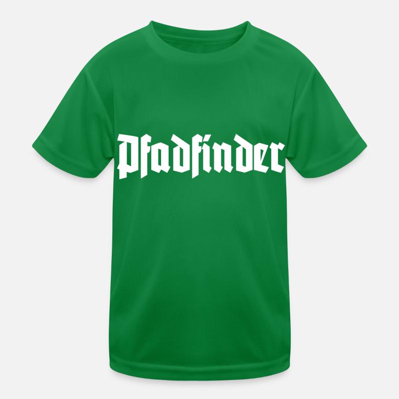 Pfadfinder - Jugend Gruppe - Gemeinschaft - Natur Kinder Funktions-T-Shirt