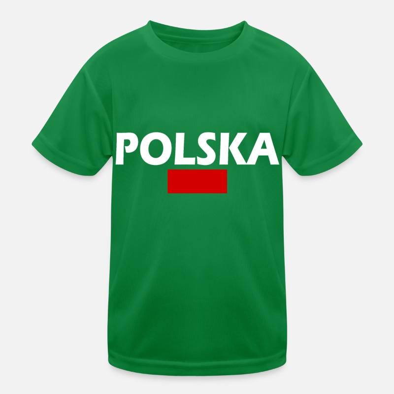 Polen Kinder Funktions-T-Shirt