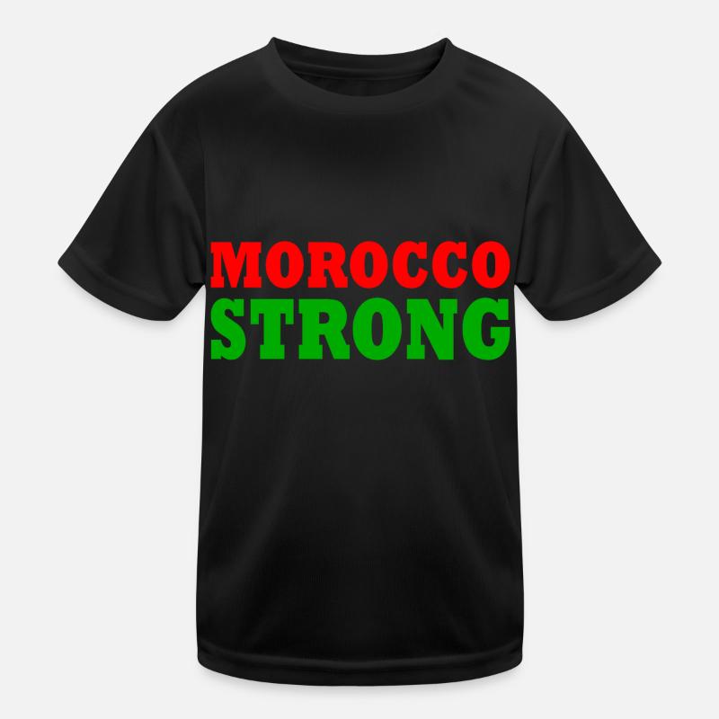 Morocco strong Kinder Funktions-T-Shirt